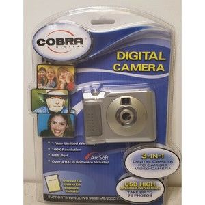 DC125 Starter Camera Cobra Digital Camera New Factory Sealed Packaging - 2004